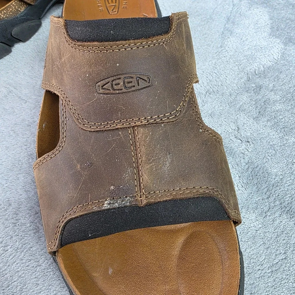 Keen Daytona‎ II Sandals Mens 9.5 Slide Slip Casual Comfort Low Top Flats Brown
